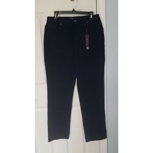 Gloria Vanderbilt Amanda Jeans Womans Size 10 NWTs Black